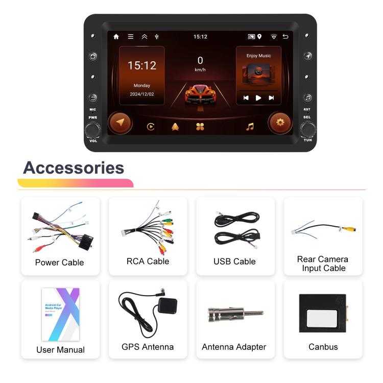 For Alfa Romeo 159 7 inch Horizontal Screen Carplay Car Navigation Center Control Integrated Machine, 2+64G, 4+64G For Alfa Romeo 159 7 inch Horizontal Screen Carplay Car Navigation Center Control Integrated Machine, 2+64G, 4+64G
